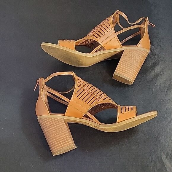 MERONA PEEP TOE CUTOUT WOMEN"S WEDGE STYLE SANDAL - Picture 9 of 14